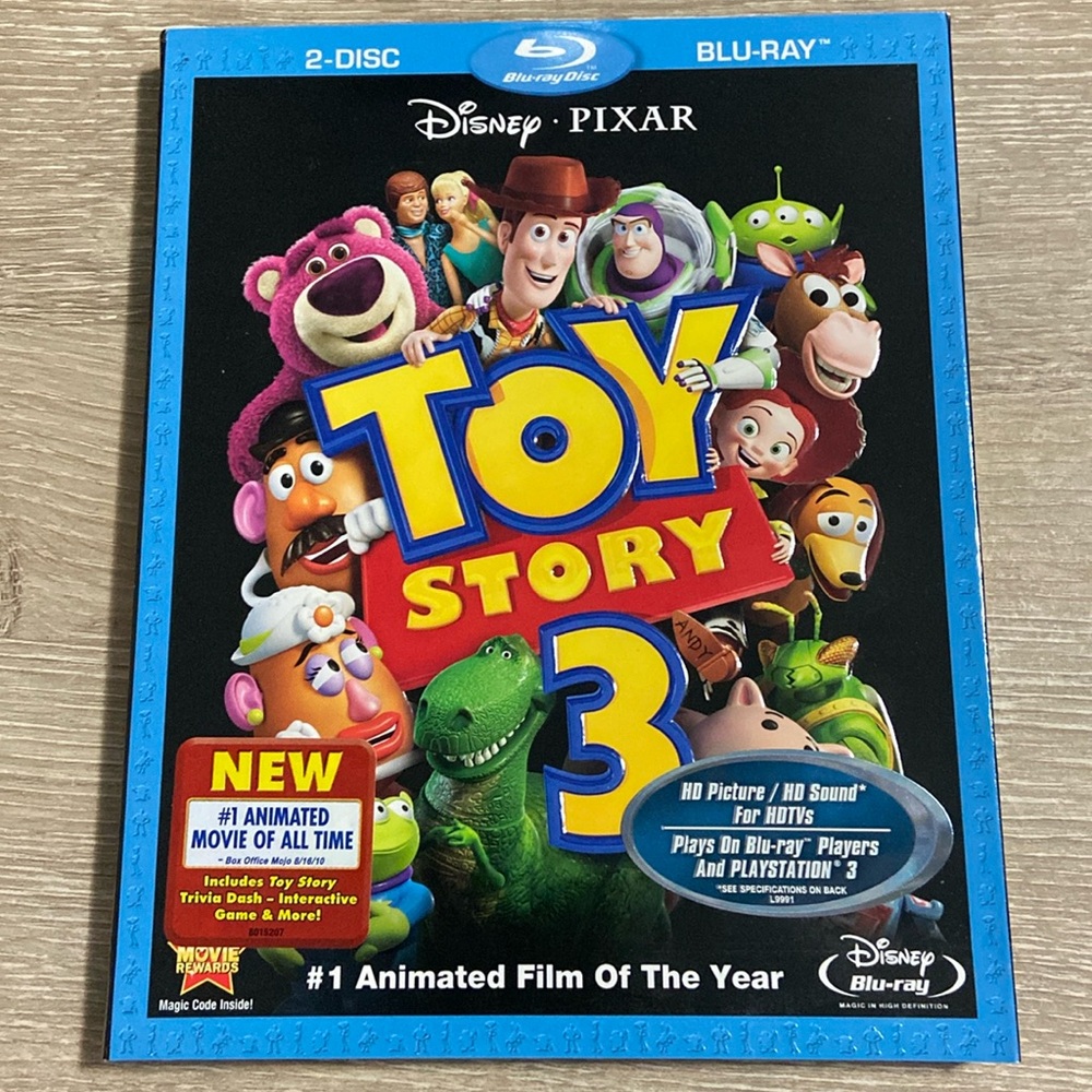 Toy Story 3 (Blu-ray Disc, 2010, 2-Disc Set)